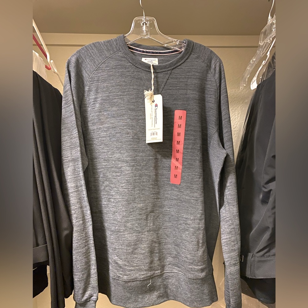 Mens stealth grey crewneck sweater (M)